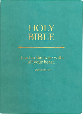 Kjver Holy Bible, Trust in the Lord Life Verse Edition, Large Print, Coastal Blue Ultrasoft KJVER HOLY BIBLE TRUST IN THE （King James Version Easy Read Bible） 
