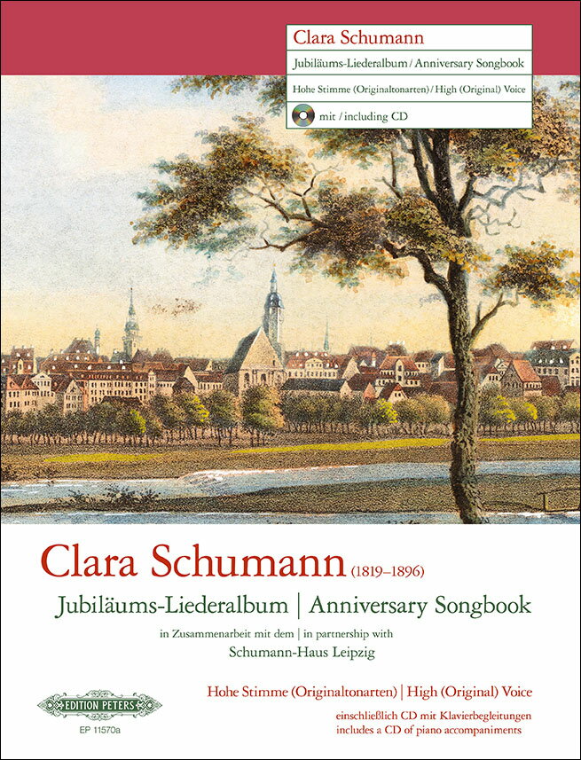 【輸入楽譜】シューマン, Clara: アニバーサリー・ソングブック(高声用): CD付