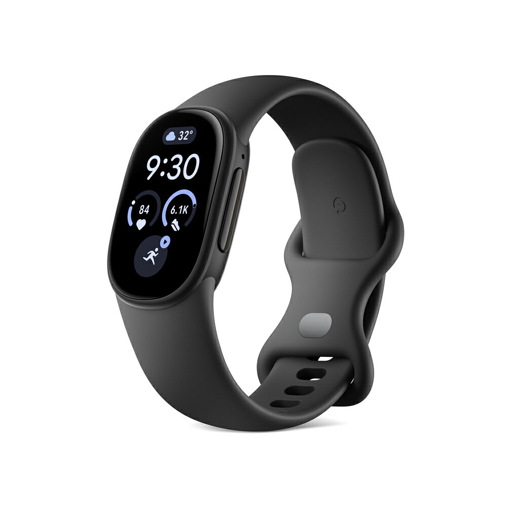 Google Fitbit Edge Matte Black アルミケース / Obsidian アクティブ バンド