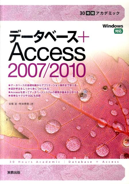 30時間アカデミックデータベース＋Access2007／2010