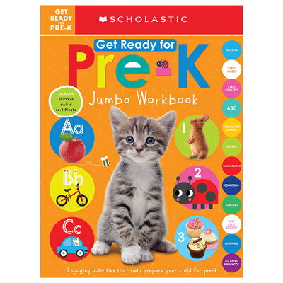 Get Ready for Pre-K Jumbo Workbook: Scholastic Early Learners (Jumbo Workbook) WORK （Scholastic Learners） [ ]