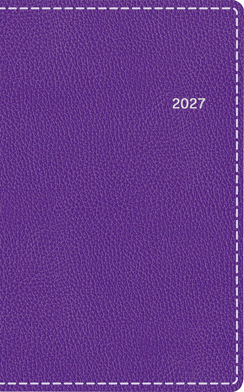 2027年　手帳　1月始まり　No.179　T'beau （ティーズビュー） 日曜始まり 7　　[プラム]高橋書店　手帳判　　ウィークリー