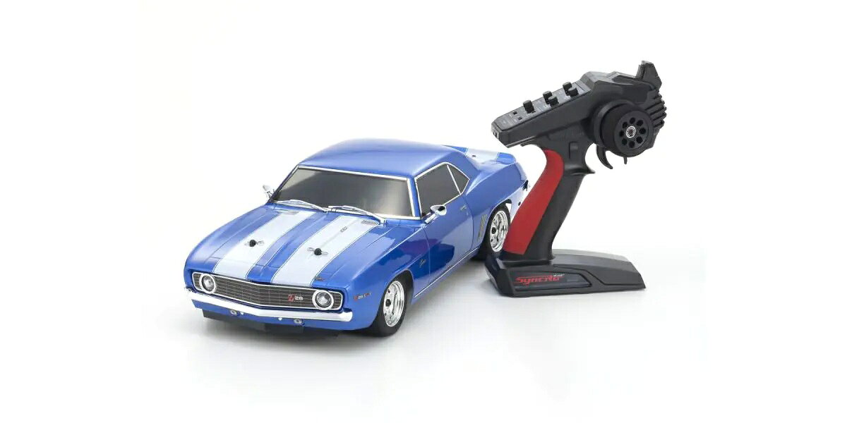 1/10スケール 電動ラジオコントロール PuTEP フェーザー Mk2 1969 シボレー カマロ Z/28 ル・マンブルー 【34418T1C】 (ホビーラジコン 完成品)