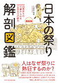 人はなぜ祭りに熱狂するのか？祖霊神、来訪神、神話の神々、仏さま、外来の神…、誰をまつり、何を祈るかを知れば、より深く楽しめる。日本全国６０超の祭りを季節別に、必須のアイテムである神輿、山車、獅子などとともに完全図解。