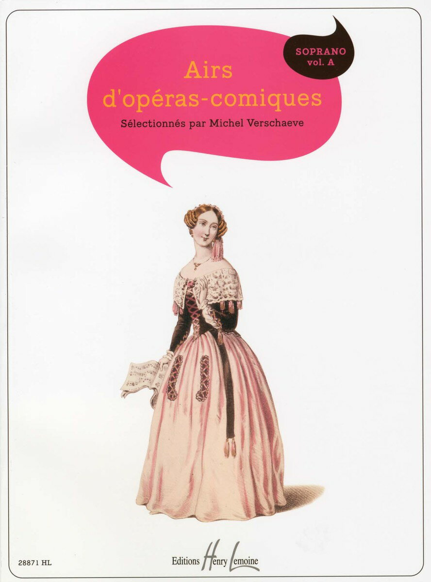 【輸入楽譜】オペラ・コミック・アリア集 第A巻(ソプラノ)