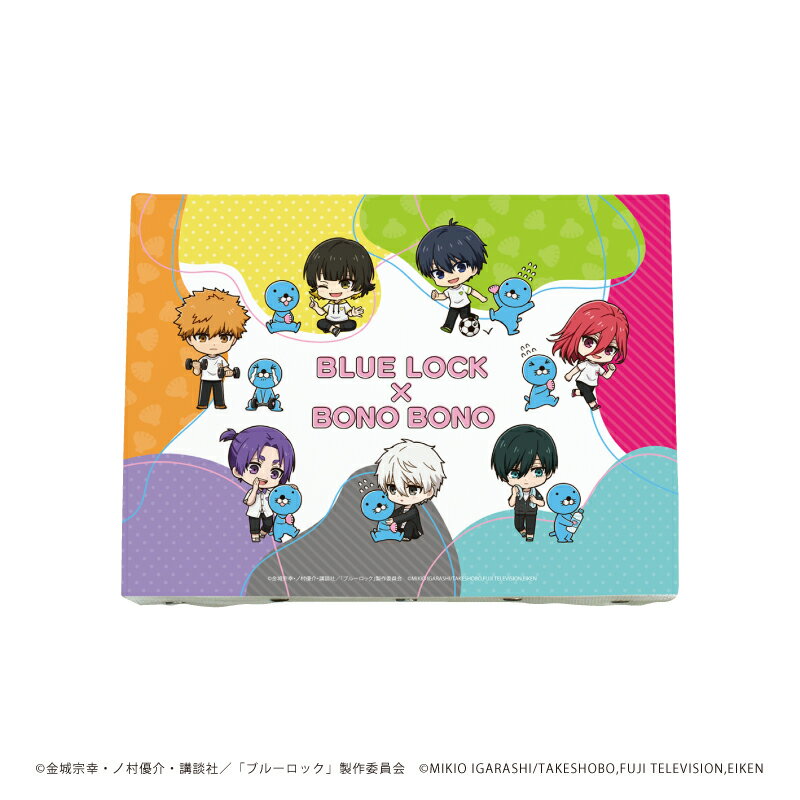 キャンバスアート「TVアニメ『ブルーロック』×『ぼのぼの』」01/集合デザイン(ミニキャライラスト)【グッズ】