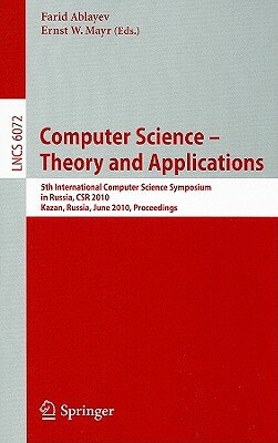 Computer Science - Theory and Applications: 5th International Computer Science Symposium in Russia,