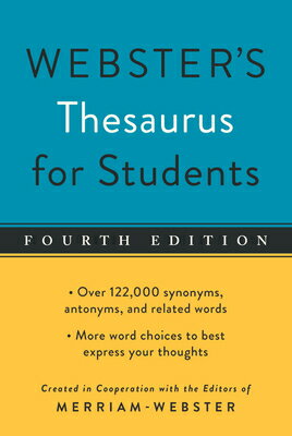 Webster's Thesaurus for Students, Fourth Edition