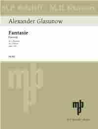 【輸入楽譜】グラズノフ, Aleksandor Konstantinovich: 幻想曲 Op.104