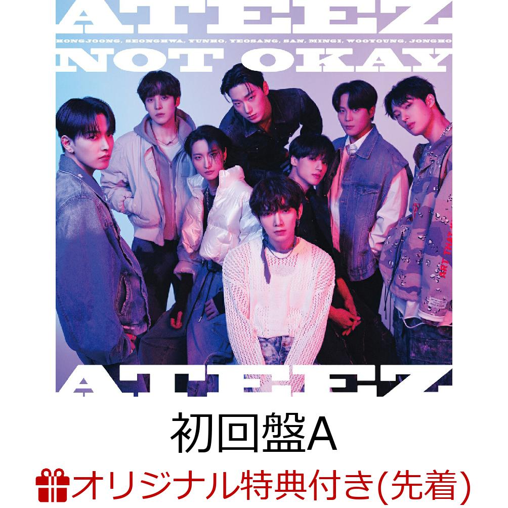 【楽天ブックス限定先着特典】【クレジットカード決済限定】NOT OKAY (初回盤A CD＋PHOTOBOOK)(ATEEZラッキーロトイベント くじシリアルコード+メンバー別クリアシート 1個楽天ブックス限定絵柄 / 全8種のうちランダム1枚))