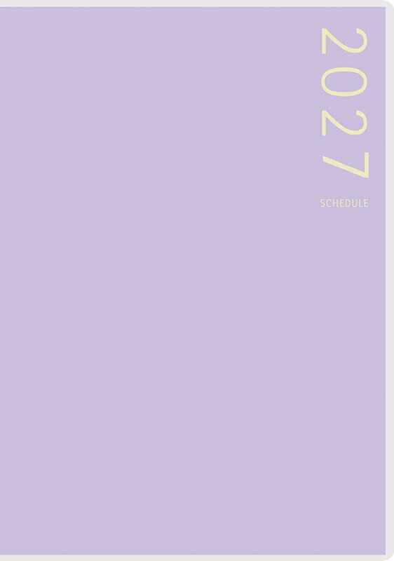 2027年　手帳　1月始まり　No.183　T'pure （ティーズピュア） 4 日曜始まり　　[ライラック]高橋書店　B7判　　ウィークリー （ティーズピュア）