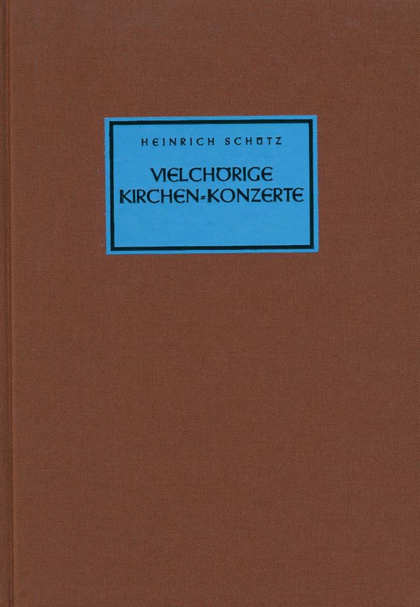 【輸入楽譜】シュッツ, Heinrich: 新シュッツ全集 第36巻: 多声合唱による教会コンチェルト集(ラテン語)/原典版/Theis編(布装)