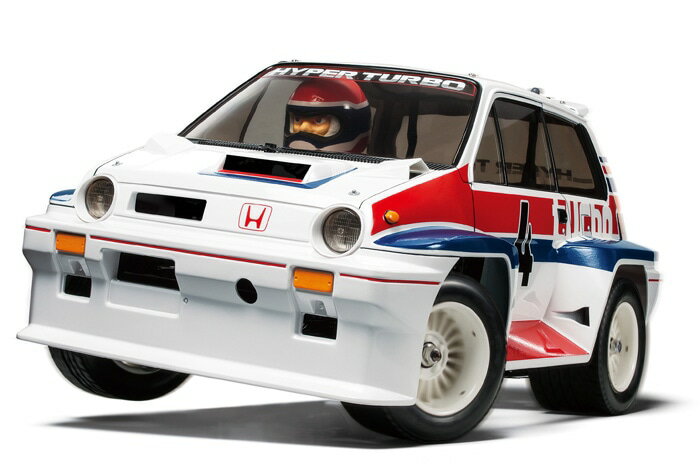 電動RCカーシリーズ 1/10電動RCカー Honda シティターボ (WR-02Cシャーシ) 【再生産】 【58611】 (ホビーラジコン 組立キット)