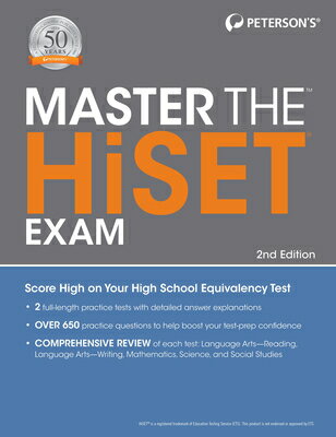 Master the Hiset Exam, 2nd Edition MASTER THE HISET EXAM 2ND /E 2 [ Peterson's ]