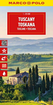 Tuscany Marco Polo Map MAP-TUSCANY MARCO POLO MAP （Marco Polo Maps） [ Marco Polo ]