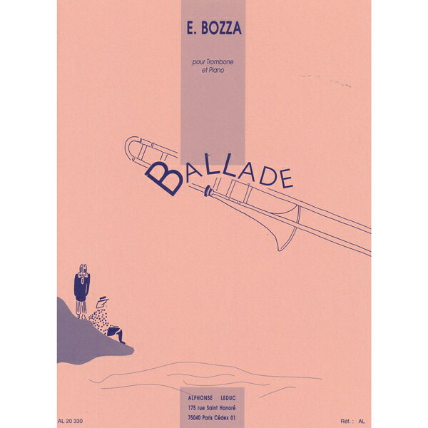 【輸入楽譜】ボザ, Eugene: バラード Op.62