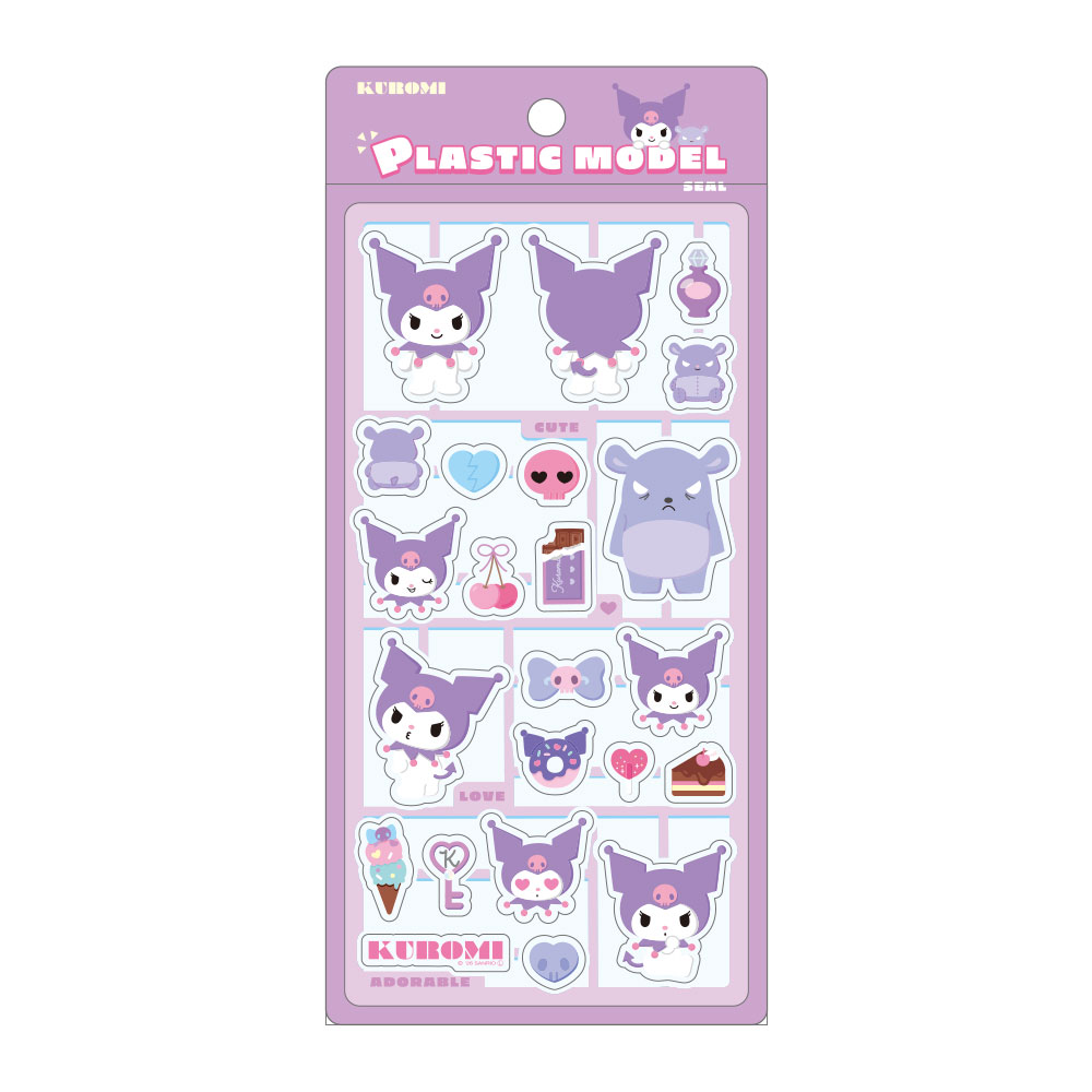 サンリオキャラクターズプラスチックモデル風シール　PM／クロミ...