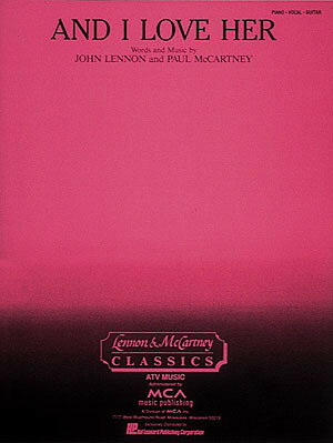 【輸入楽譜】ビートルズ: ビートルズ: アンド・アイ・ラヴ・ハー