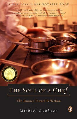 Ruhlman's masterful storytelling combines with his immense love of food to reveal the men and women whose main goal is to serve food of perfection. Through working and talking with three of the most talented young chefs in the business, Ruhlman takes readers on a journey toward the soul of a chef.