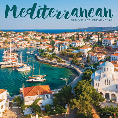 Mediterranean 2026 Wall Calendar MEDITERRANEAN 2026 WALL CAL [ Willow Creek Press ]