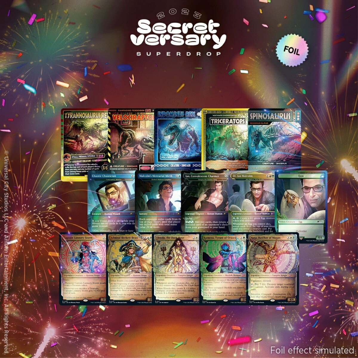 マジック：ザ・ギャザリング Secret Lair Secretversary 2023 Jungle Bundle Foil Edition　【クレジットカード決済限定】