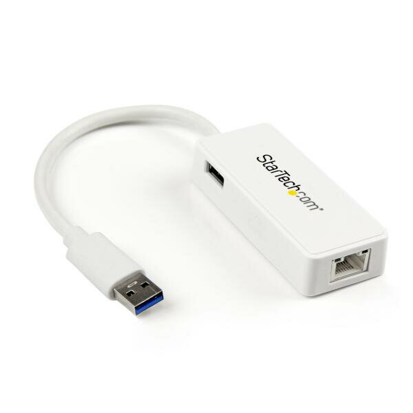 USB 3.0 - ギガビット有線LAN変換アダプタ USB 3.0 ポート x1 ホワイト