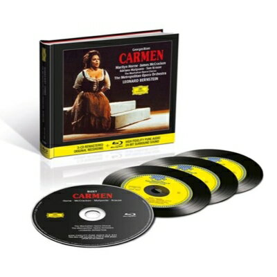 【輸入盤】『カルメン』全曲 レナード・バーンスタイン＆メトロポリタン歌劇場、マリリン・ホーン、マックラッケン、他（1972 ステレオ）（3CD＋