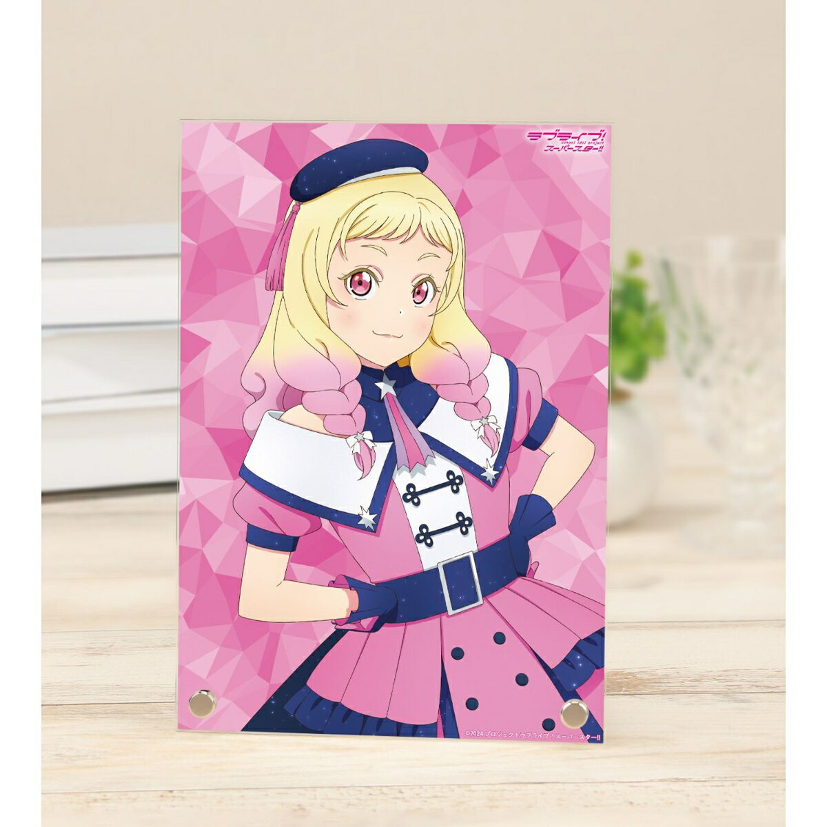ラブライブ！スーパースター!!描き下ろし 鬼塚夏美 スーパースター!!ver. A5アクリルパネル