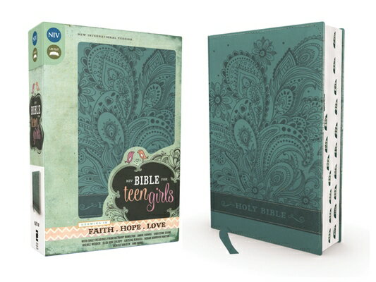 Niv, Bible for Teen Girls, Leathersoft, Blue, Thumb Indexed Tabs: Growing in Faith, Hope, and Love - NIV BIBLE FOR TEEN GIRLS LEATH [ Zondervan ]