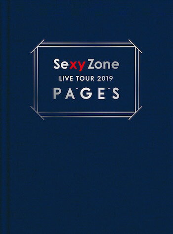 Sexy Zone LIVE TOUR 2019 PAGES(初回限定盤)【Blu-ray】
