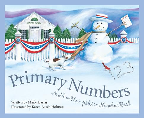 < I>Primary Numbers: A New Hampshire Numbers Book< /I> is a fitting follow-upto its companion state alphabet book. This fun, colorful, andsuperbly informative book teaches children about numbers usingrecognizable places, events, and facts from their respective states.Numbers throughout the books are explained with simplerhyme for younger children and are accompanied bydetailed expository text for older learners.< P>Marie Harris (New Hampshire's Poet Laureate 1999-2004) is the author of < I>G is Granite: A New Hampshire Alphabet< /I> as well as four books of poetry, including< I>Weasel in the Turkey Pen< /I> and < I>Your Sun, Manny: A ProsePoem Memoir. < /I>Marie lives in Barrington, New Hampshire.< P>Karen Busch Holman shares her love of art by teaching childrenprivate art lessons and visiting elementary schools in New Hampshire.Karen makes her home in East Andover, New Hampshire.
