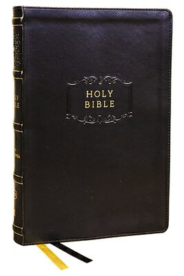 KJV Holy Bible with Apocrypha and 73,000 Center-Column Cross References, Black Leathersoft, Red Lett KJV CENTER-COLUMN REF BIBLE W/ [ Thomas Nelson ]