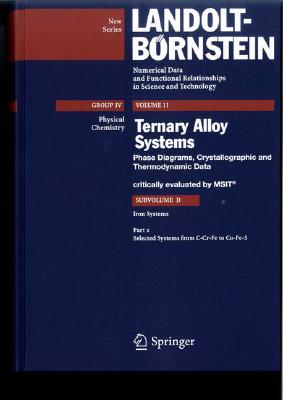 Selected Systems from C-Cr-Fe to Co-Fe-S SEL SYSTEMS FROM C-CR-FE TO CO [ Materials Science and International Team ]