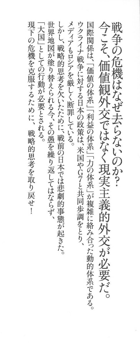 よみがえる戦略的思考 ウクライナ戦争で見る「動...の紹介画像3