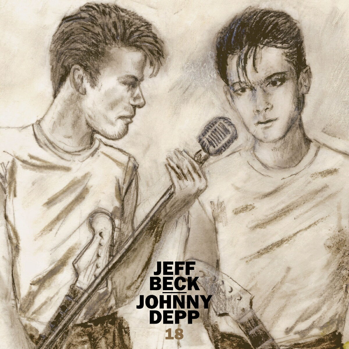 奇跡の共演! ジェフ・ベックとジョニー・デップによるアルバム完成!

全世界が認める伝説のギタリスト、ジェフ・ベックと、ハリウッド・ヴァンパイアーズのジョニー・デップがタッグを組んだ
驚愕のプロジェクト、ジェフ・ベック・アンド・ジョニー・デップによるスタジオ・アルバム『18』。
ジョン・レノンの「孤独」を始め、ヴェルヴェット・アンダーグラウンドのクラシック「毛皮のヴィーナス」や、
ジョニー・デップの感情豊かな歌声が聴けるエヴァリー・ブラザーズのバラード曲「レット・イット・ビー・ミー」や
マーヴィン・ゲイのソウル・クラシック「ホワッツ・ゴーイン・オン」、
そしてジェフ・ベックがギターの神と称されるその所以をたっぷりと堪能できるデイヴィ・スピラーンの「ミッドナイト・ウォーカー」や、
ビーチ・ボーイズのマスターピース『ペット・サウンズ』から「キャロライン・ノー」と「ドント・トーク」といった楽曲、
そしてジョニー・デップのオリジナル曲2曲を含む全13曲を収録。