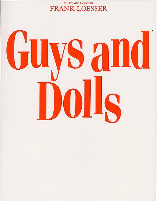 【輸入楽譜】GUYS AND DOLLS