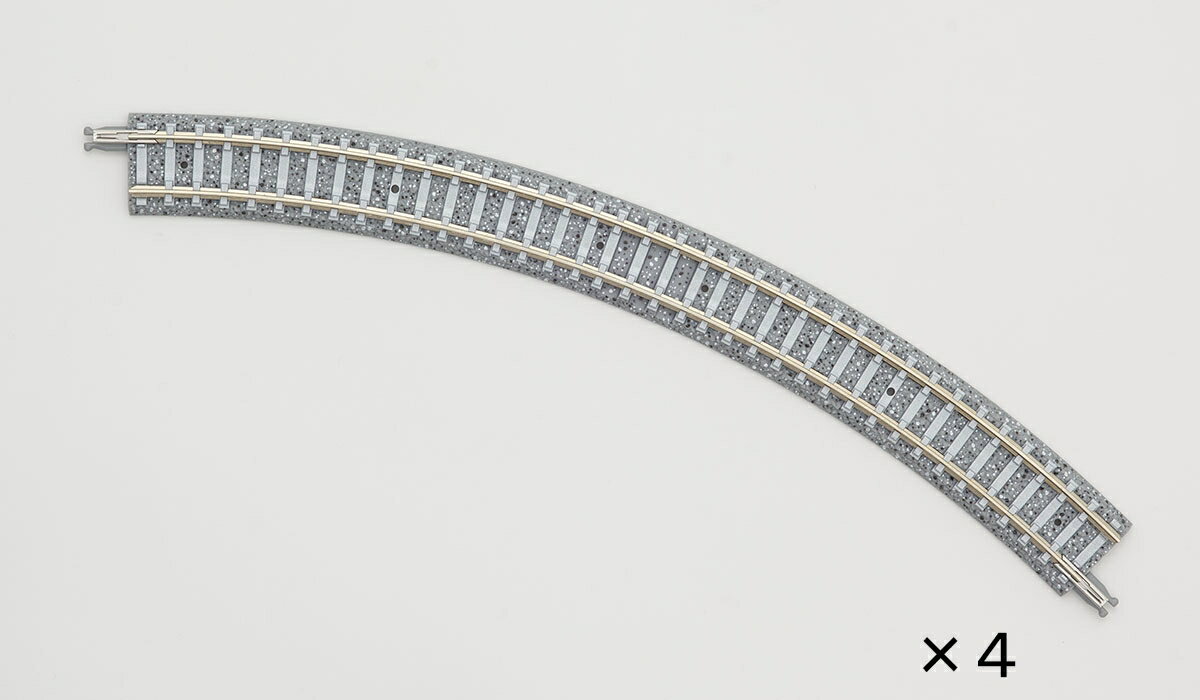 TOMIX カーブPCレール C243-45-PC (F) (4本セット) 【1195】 (鉄道模型 ジオラマ)