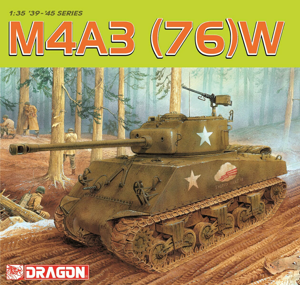1/35 WW.II アメリカ軍 M4A3(76)W シャーマン マジックトラック/アルミ砲身/3Dプリントダックビル&ヘッドライト・ホーンガードパーツ/銅線ワイヤー付属 豪華仕様 【DR6325SP】 (プラモデル)