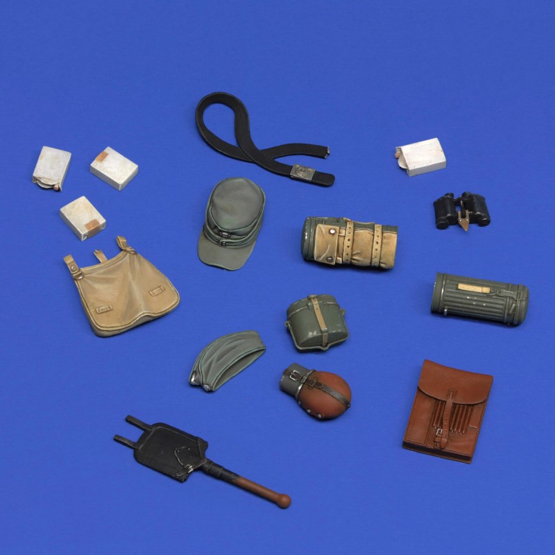 1/16 WWII ドイツ 歩兵用装備アクセサリーセット 【RM1104】 (プラモデル)