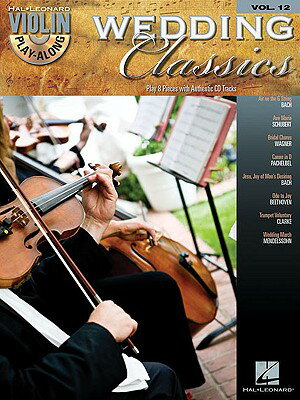 The Violin Play-Along Series will help you play your favorite songs quickly and easily. Just follow the music, listen to the CD to hear how the violin should sound, and then play along using the separate backing tracks. With the melody and lyrics included in the book, you may also choose to sing along. Chord symbols are provided should you wish to elaborate on the melody. The audio CD is playable on any CD player. For PC and MAC computer users, the CD is enhanced so you can adjust the recording to any tempo without changing pitch! This volume includes the wedding favorites: Air on the G String * Ave Maria * Bridal Chorus * Canon in D * Jesu, Joy of Man's Desiring * Ode to Joy * Trumpet Voluntary * Wedding March.