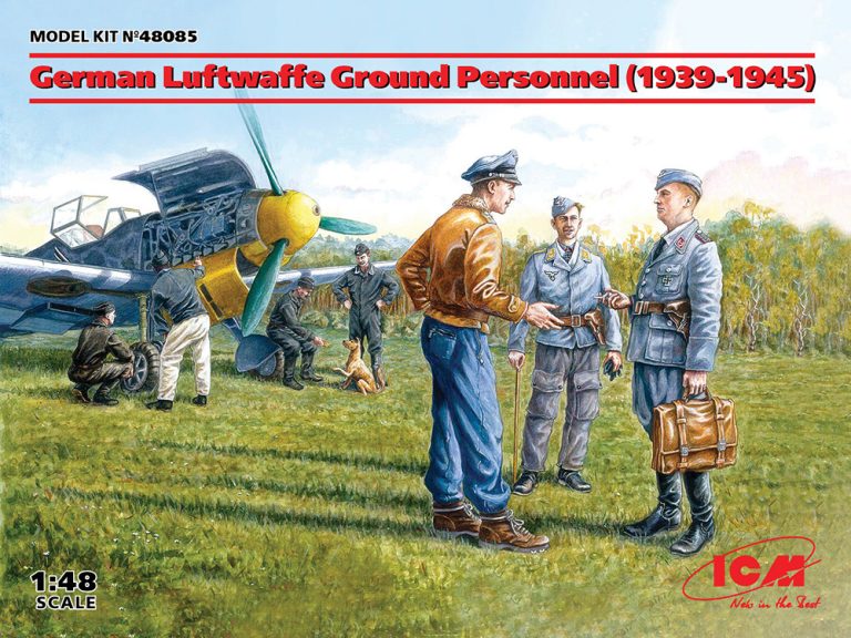 1/48 WWII ドイツ空軍 グランドクルーセット 【48085】 (プラモデル)
