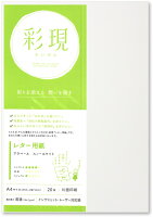 PCM竹尾 プリンタ用紙 彩現 レター用 A4 アラベール スノーホワイト 1741981