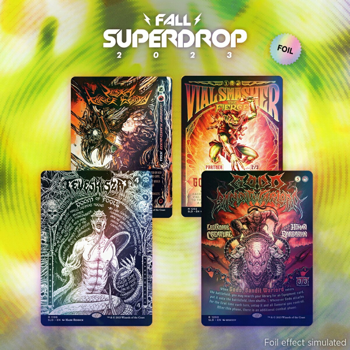 マジック：ザ・ギャザリング Secret Lair Fall Superdrop 2023 Keep Partying Hard, Shred Harder Than You Previously Thought Possible Foil Edition　【クレジットカード決済限定】