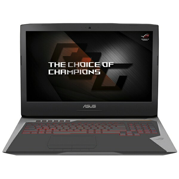 ASUS ROG G752VS ノートPC(グレー/17.3”UHD(3840x2160)/i7