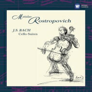 【輸入盤】無伴奏チェロ組曲全曲　ロストロポーヴィチ（2CD）