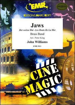 【輸入楽譜】ウィリアムズ, John: 映画「ジョーズ」/金管バンド用編曲/King & Moren編: スコアとパート譜セット