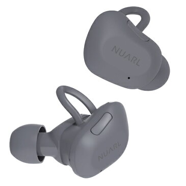 NUARL ワイヤレスイヤフォン NT01 True Wireless Stereo Earphones NT01L-ダークグレー
