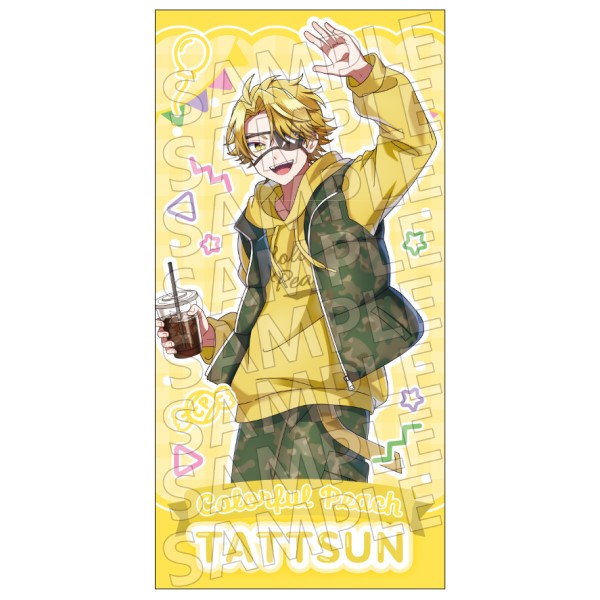 カラフルピーチ ビジュアルバスタオル　からぴちピクニック　たっつん