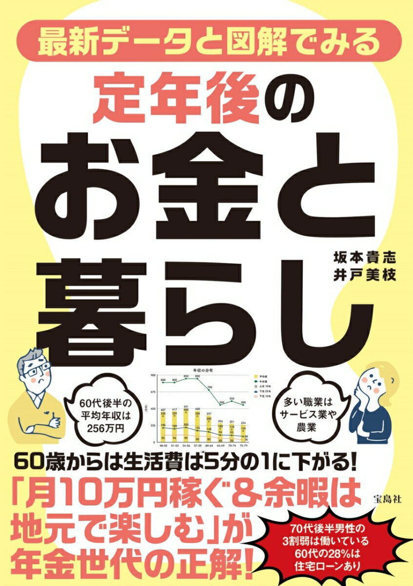 「６０代の平均貯蓄額は２３１７万円、２８％は住宅ローンあり」。本書はリクルートワークス研究所による調査をはじめ、さまざまなデータを読み解きながら、新年金世代の「お金」や「働き方」、そして「暮らし」の実態を明らかにする。また各世代の事例に対し、具体的なアドバイスも掲載。豊かで幸せな定年後を暮らすためのコツが満載の一冊です。