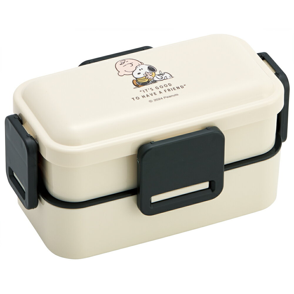 SNOOPY スヌーピー バッジ　お弁当箱 スリム 二段 ランチボックス 600ml
